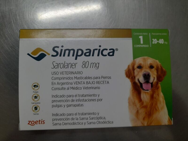 Sarolaner 80 mg