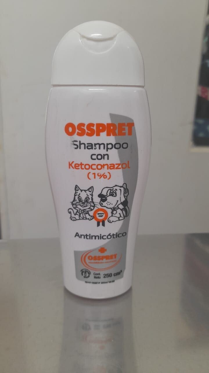 Shampoo con Ketoconazol 1% Osspret