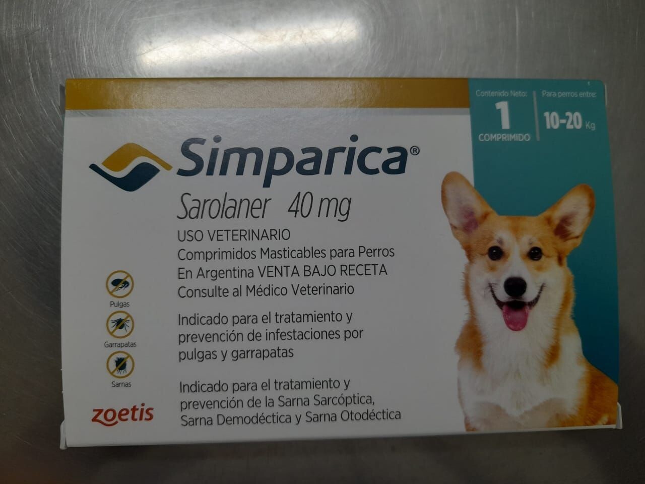 Sarolaner 40 mg