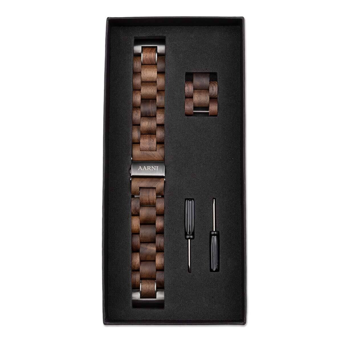 AARNI Pähkinäpuinen kelloranneke 20mm AARNI Pähkinäpuinen kelloranneke 20mm