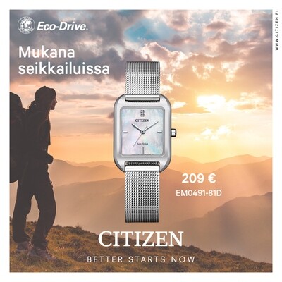 Citizen Eco-Drive rannekello