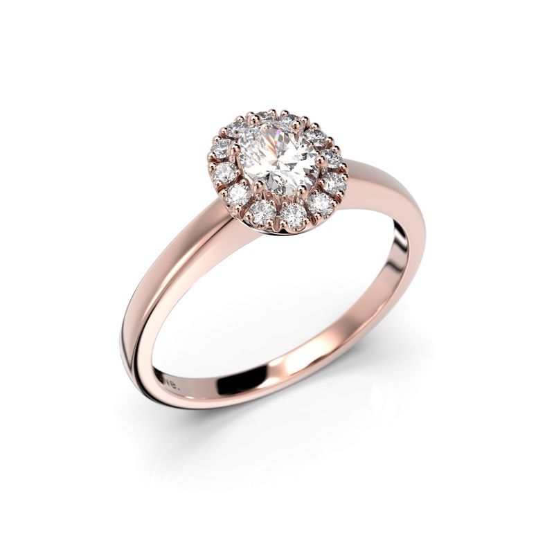 Festive Veronica timanttisormus