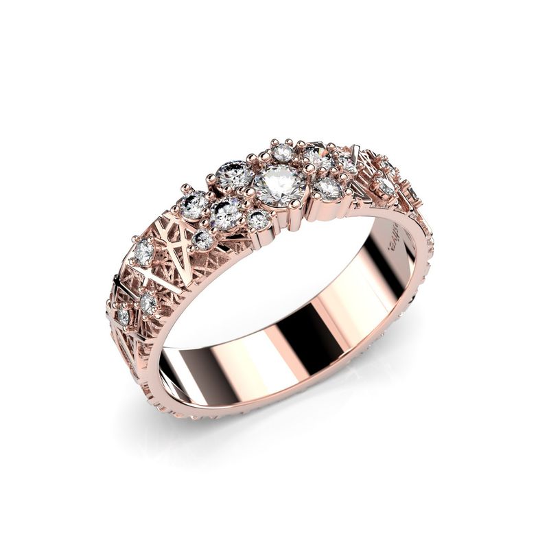 Festive Routa Rakka timanttisormus