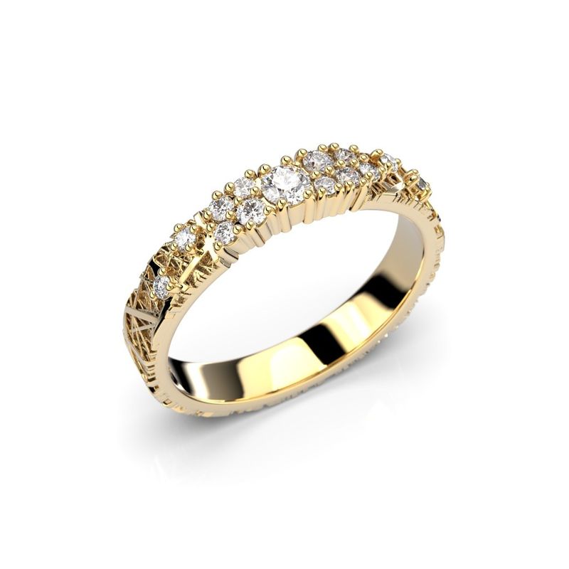 Festive Routa Rakka Kaita timanttisormus