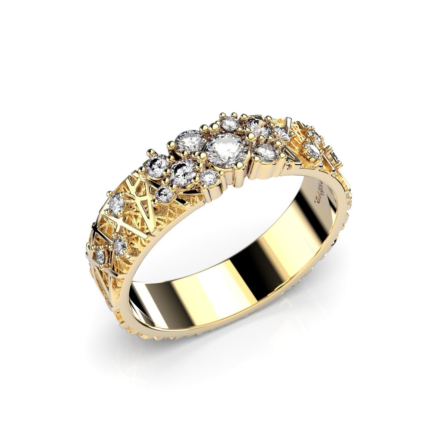 Festive Routa Rakka timanttisormus