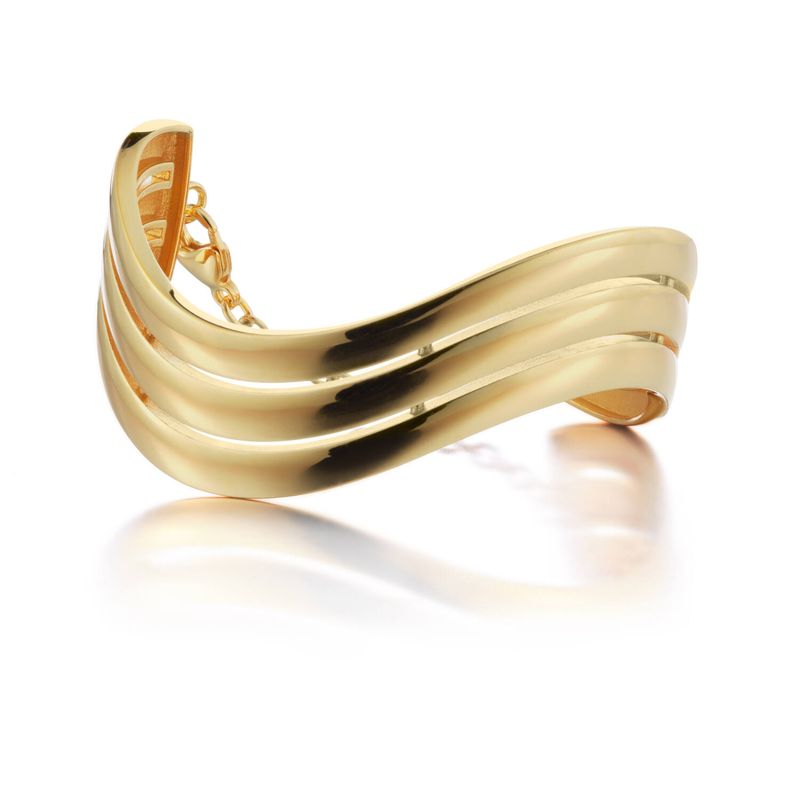 Lumoava Aaria rannekoru keltakullattu