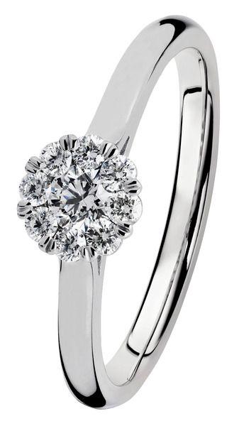 Kohinoor Dahlia timanttisormus