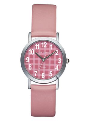 Leijona Waffle Pink rannekello