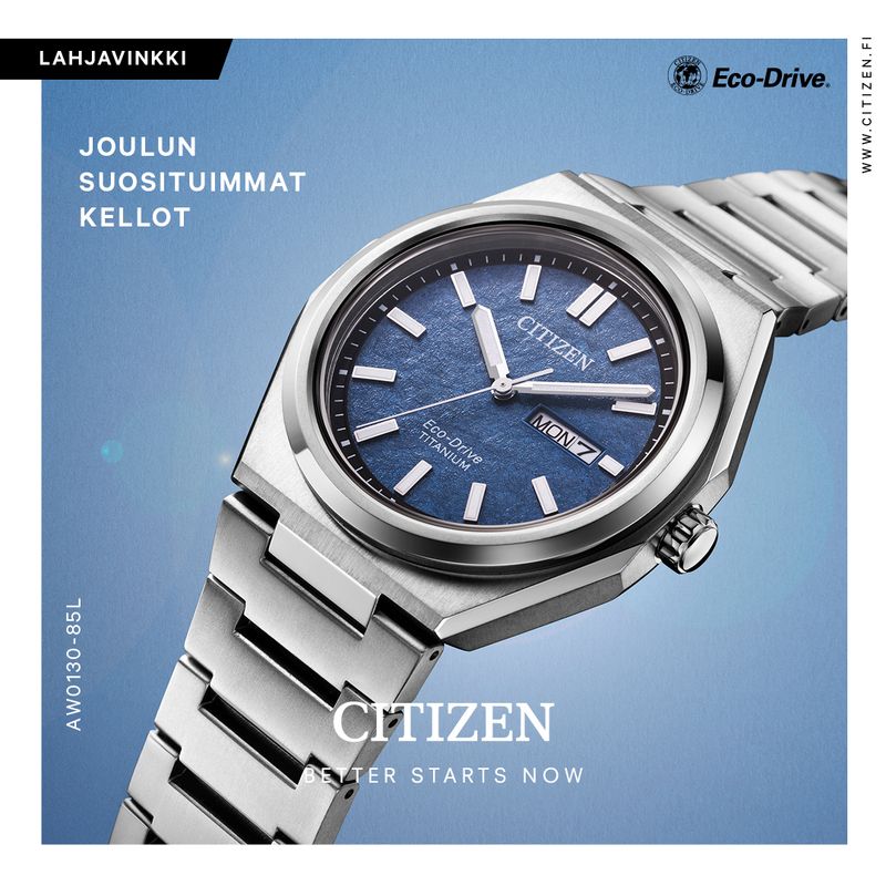 Citizen Super Titanium rannekello