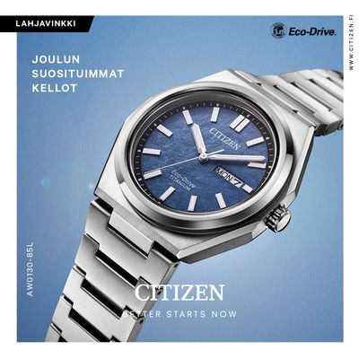 Citizen Super Titanium rannekello