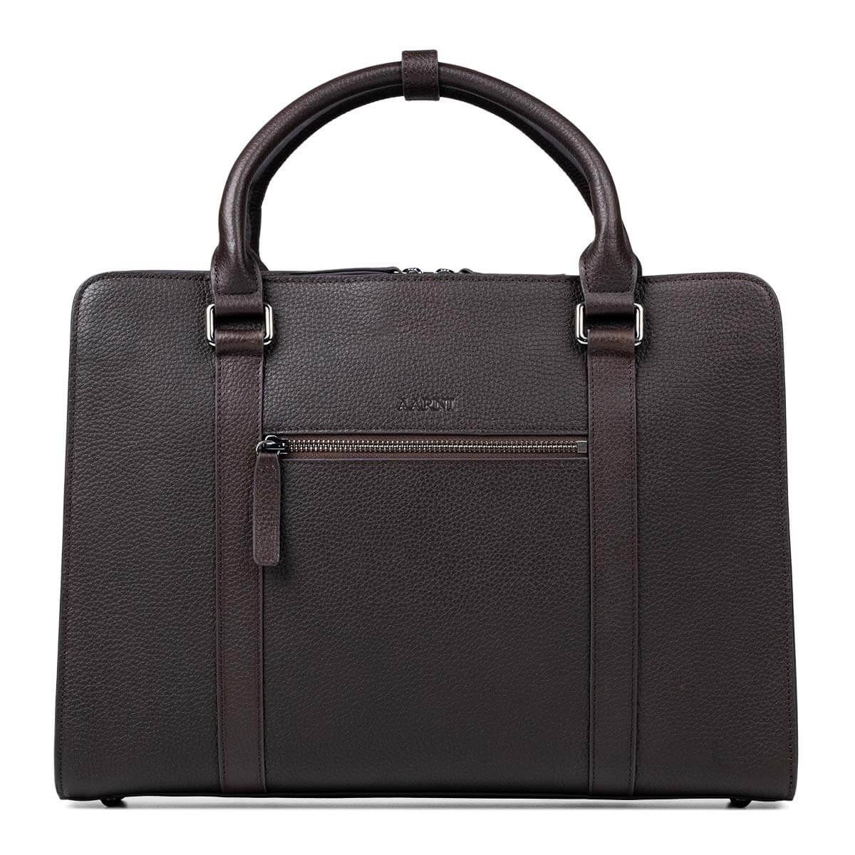 AARNI Venture tietokonelaukku, tummanruskea