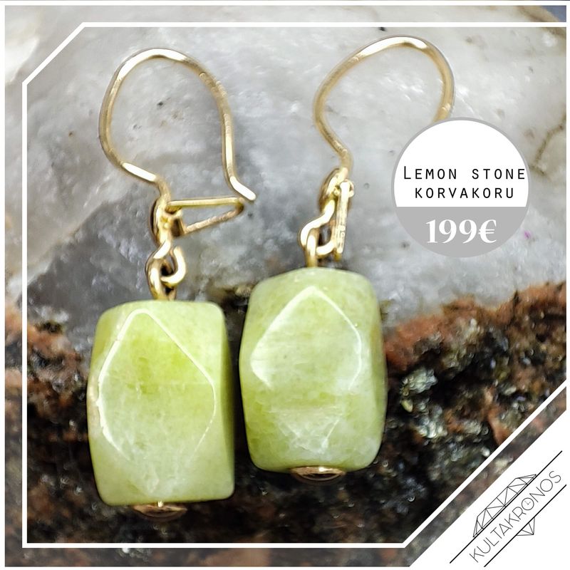 Lemon stone korvakorut