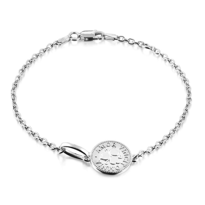 Lumoava Penny rannekoru, hopea