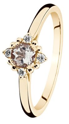 Kohinoor Celeste timanttisormus morganiitilla