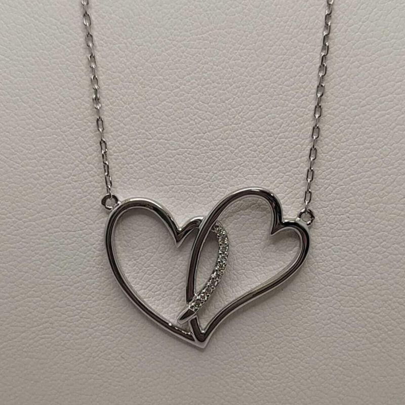 Tuplasydän kaulakoru