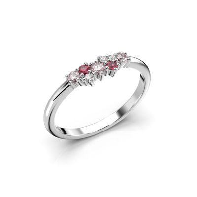 Festive Nadja Pink timanttisormus