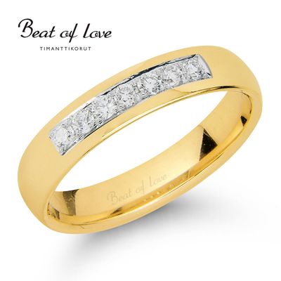 Beat of Love -timanttisormus