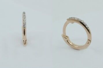 C.Granit timanttikorvakorut