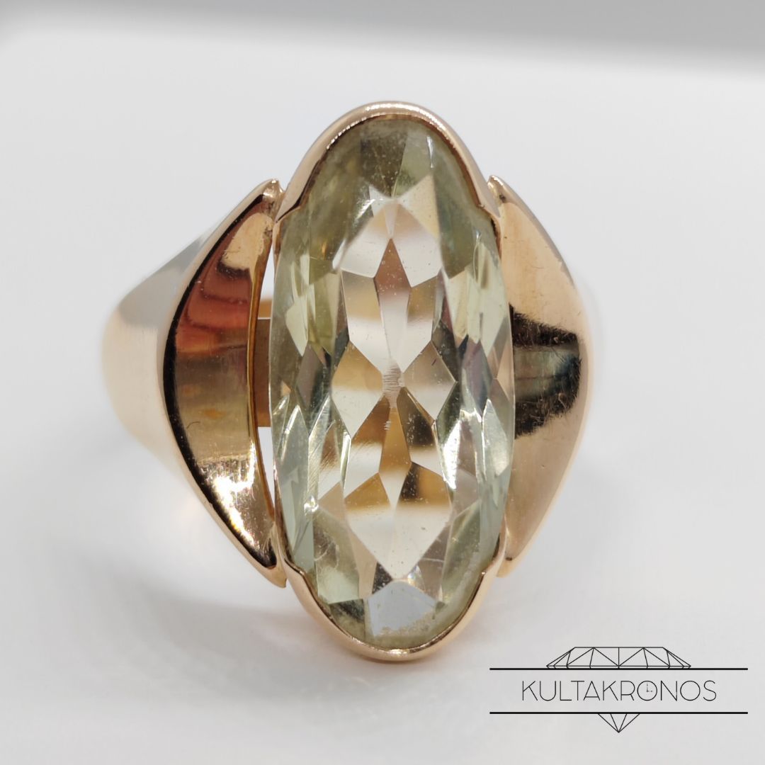 Kultainen sitriini sormus - 1967 Kultainen sitriini sormus - 1967