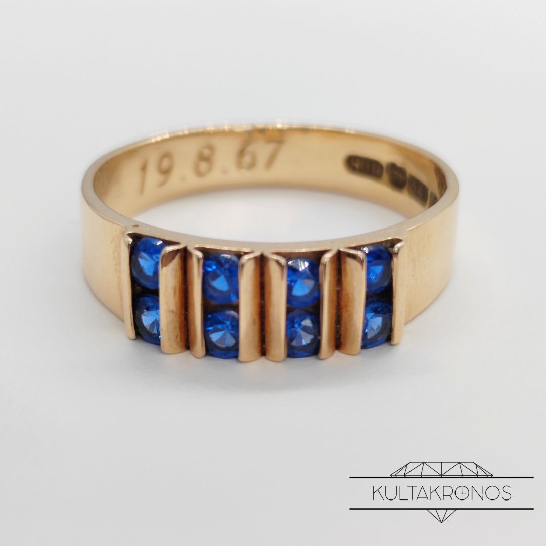 Kultainen sormus sinisillä kivillä - 1966 Kultainen sormus sinisillä kivillä - 1966