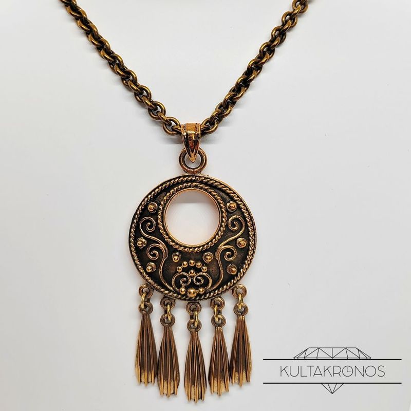 Koristeellinen pronssiriipus