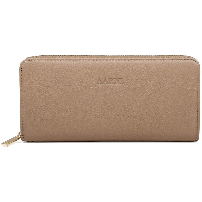 AARNI hirvennahkainen clutch-lompakko, hiekka