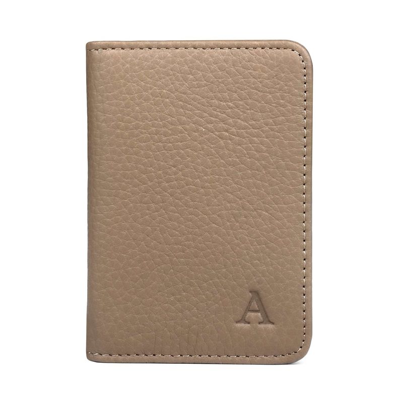 AARNI Hirvennahkainen lompakko, hiekka