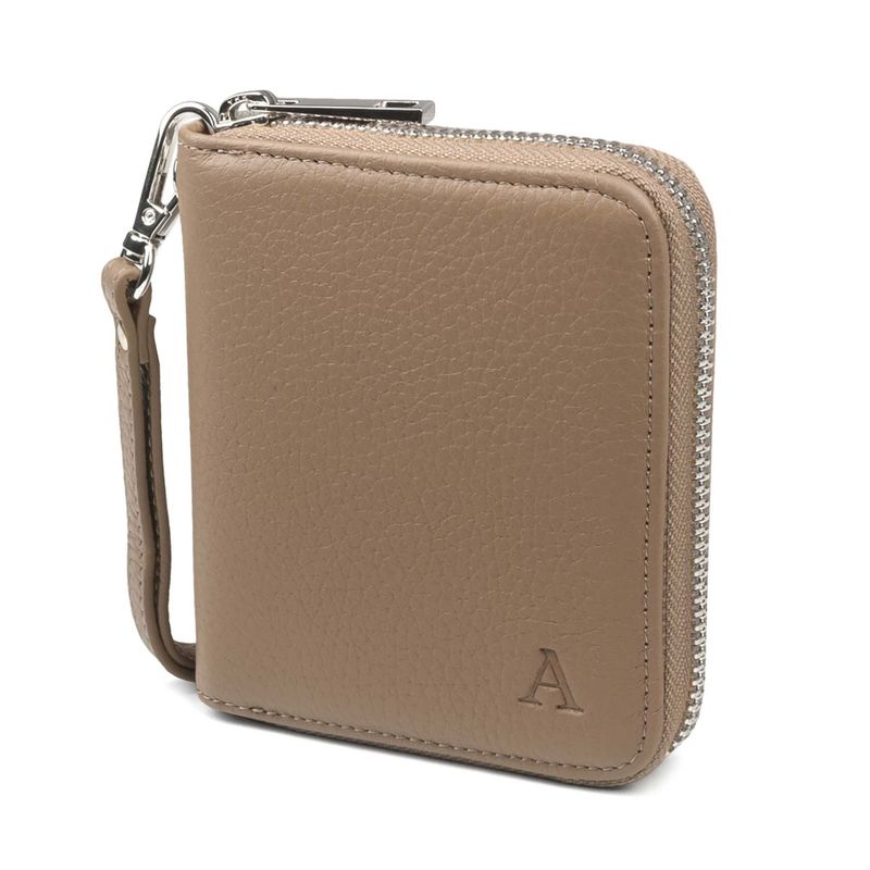 AARNI hirvennahkainen Mini Clutch-lompakko, hiekka