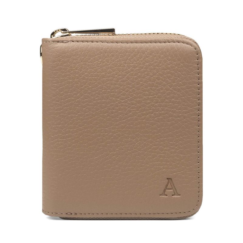 AARNI hirvennahkainen Mini Clutch-lompakko, hiekka