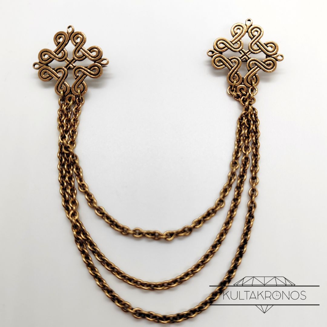 Kalevala Koru, Karjalainen nauhapunos kaulus/rintakoru