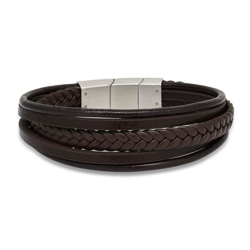 Ruskea nahkarannekoru