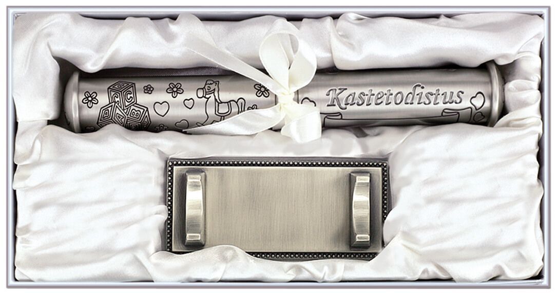 Kastetodistus jalustalla