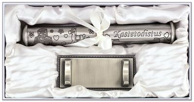 Kastetodistus jalustalla