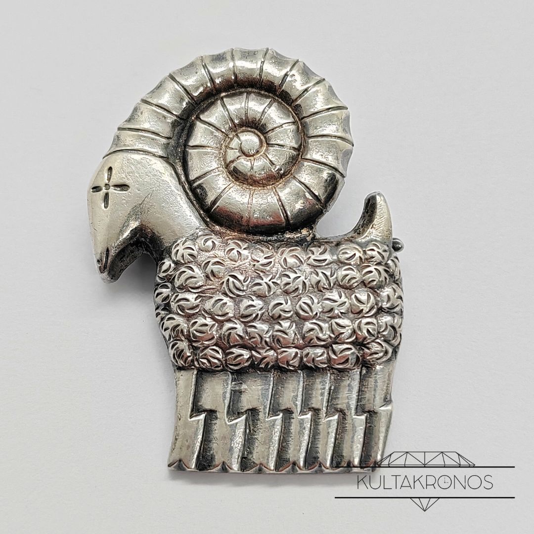 Koruteollisuus Tillander, Hopeinen rintaneula - 1946 Koruteollisuus Tillander, Hopeinen rintaneula - 1946