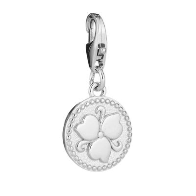 Lumoava Penny charm, hopeaa