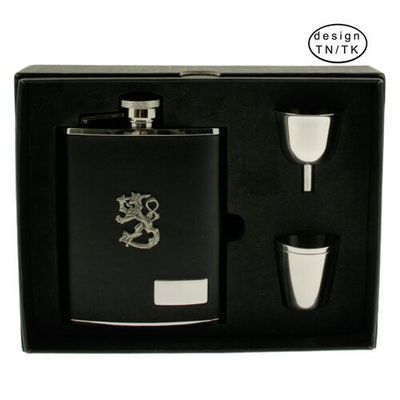 Taskumattisetti tinaleijonalla