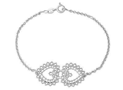 Lempikoru Pitsisydän -rannekoru