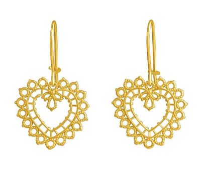 Lempikoru Pitsisydän -korvakorut