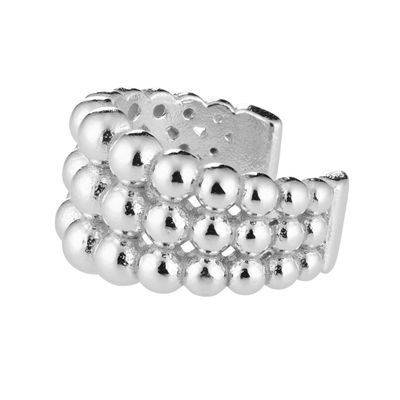 Lumoava Aika ear cuff korvakoru, hopeaa