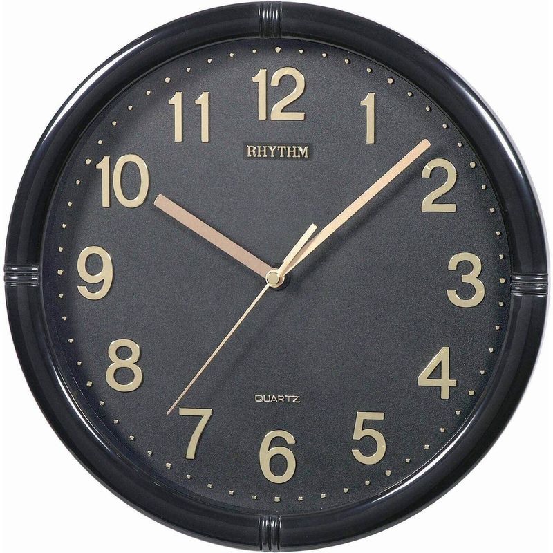 Rhythm Seinäkello, musta Rhythm Seinäkello, musta