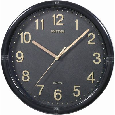 Rhythm Seinäkello, musta
