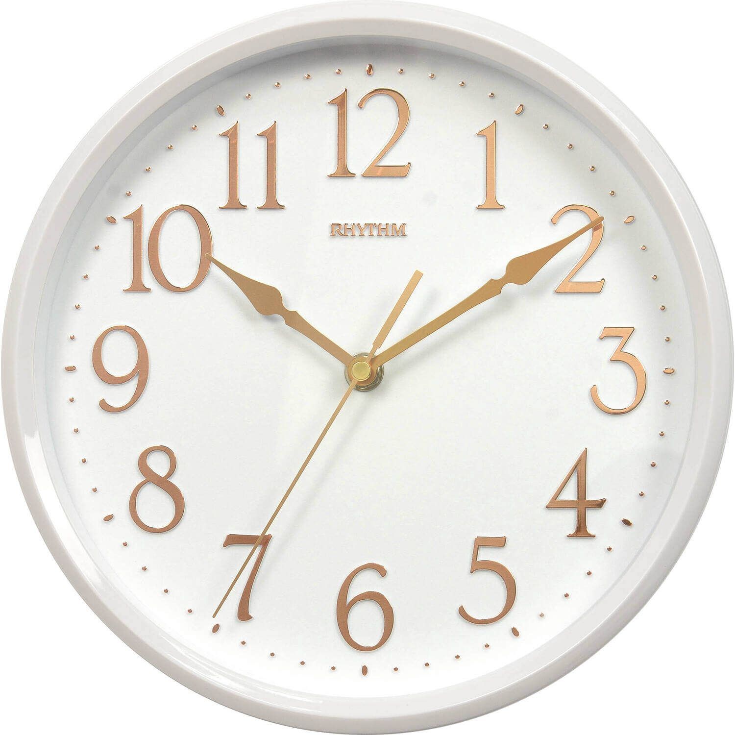 Rhythm Seinäkello, valkoinen Rhythm Seinäkello, valkoinen