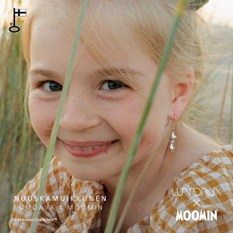 Lumoava x Moomin: Nuuskamuikkunen korvakorut
