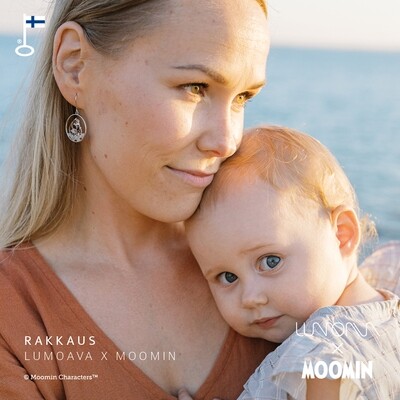 Lumoava x Moomin: Rakkaus korvakorut