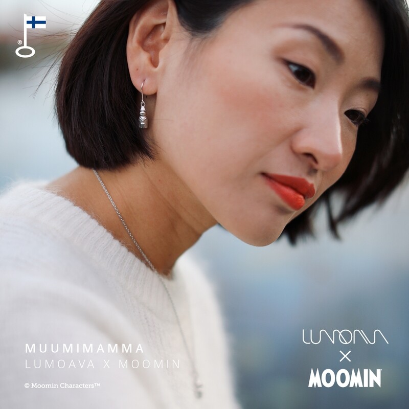 Lumoava x Moomin: Muumimamma korvakorut