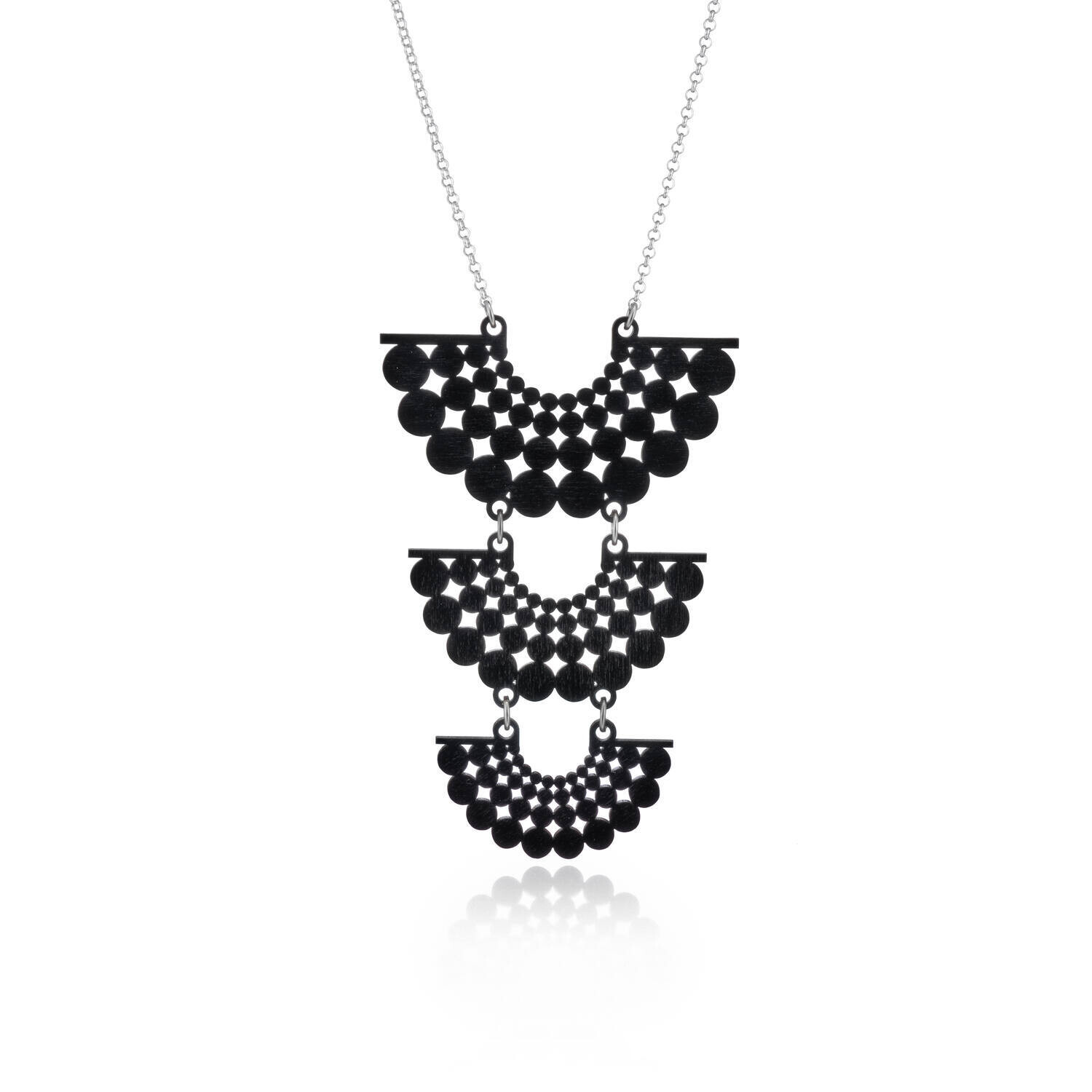 Lumoava Aika puukaulakoru, musta