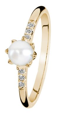 Kohinoor Rosa helmitimanttisormus Kohinoor Rosa helmitimanttisormus