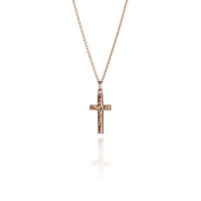 Lumoava Polku keltakultainen risti Lumoava Polku keltakultainen risti