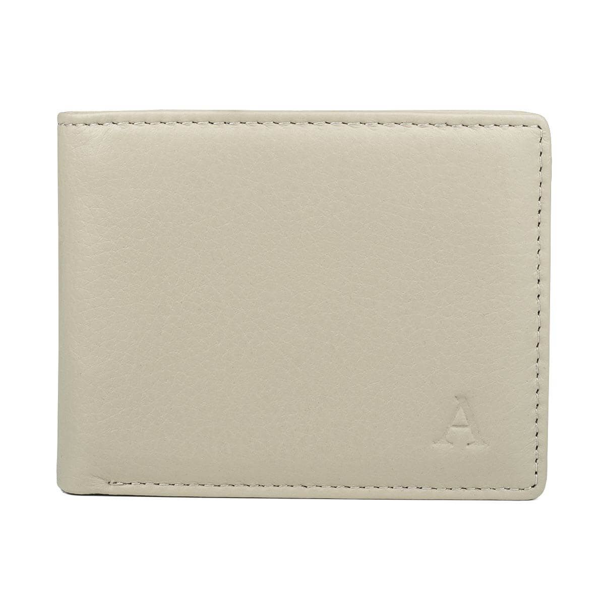 AARNI Hirvennahkainen lompakko kolikkotaskulla taupe