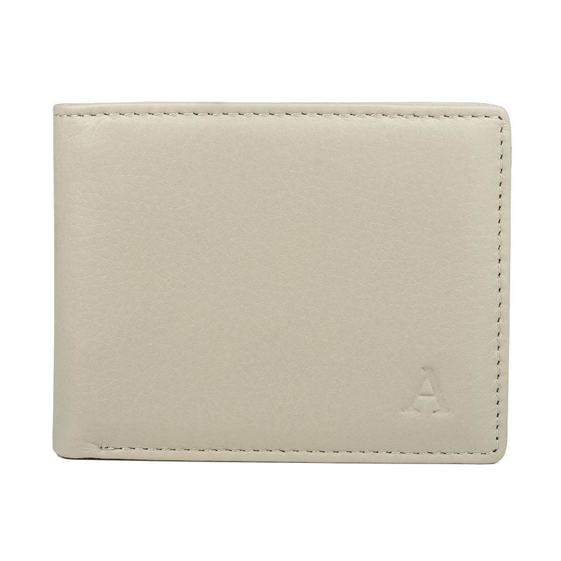 AARNI Hirvennahkainen lompakko kolikkotaskulla taupe